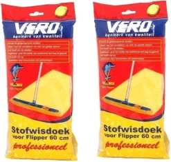 Vero Stofwisdoek 60x25 Cm Duopack - Geel
