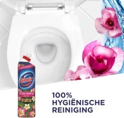 Glorix WC Powergel Toiletreiniger Pink Flower - 6 X 750 Ml - Voordeelverpakking -Schoonmaakartikelen Winkel 1200x1147 8