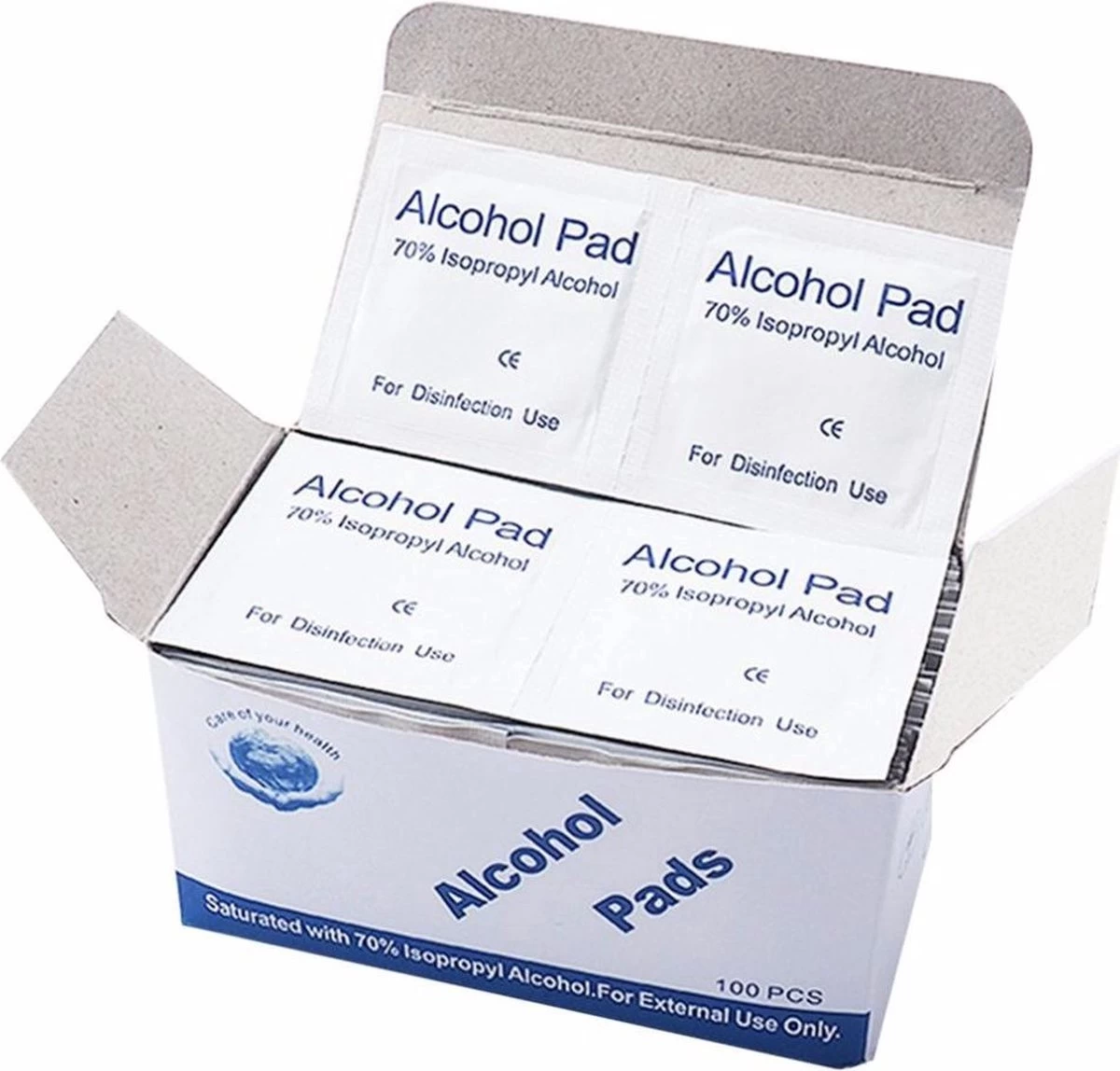 Merkloos Desinfectie Doekjes - 70% Isopropyl Alcohol - 200 Stuks 8 Merkloos Desinfectie Doekjes - 70% Isopropyl Alcohol - 200 Stuks - Afbeelding 6