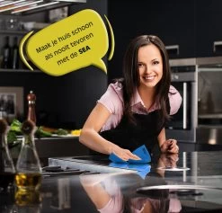 SEA Microvezeldoekjes | Schoonmaakdoeken | Duurzaam | Microvezel Doek Auto | Reinigingsdoekjes | Microvezeldoeken | Schoonmaakdoekjes | Raamdoeken | 60x40cm | 3 Stuks + 1 Stuk Siliconen Schoonmaakspon -Schoonmaakartikelen Winkel 1200x1149 5