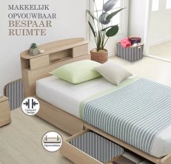 MIRI Opvouwbare Wasmand – Heupwasmand – Gestreept – Wasmanden – Opbergmand – Wasbox – 45L – Bamboe – Laundry Basket -Schoonmaakartikelen Winkel 1200x1150 15