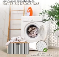 MIRI Opvouwbare Wasmand – Heupwasmand – Gestreept – Wasmanden – Opbergmand – Wasbox – 45L – Bamboe – Laundry Basket -Schoonmaakartikelen Winkel 1200x1150 18