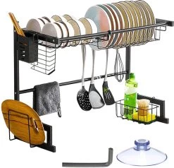 Afdruiprek Droger Zwart Voor Bestek Boven De Gootsteen 65 Cm X 29 Cm X 52 Cm 22 Afdruiprek Droger Zwart Voor Bestek Boven De Gootsteen 65 Cm X 29 Cm X 52 Cm -Schoonmaakartikelen Winkel 1200x1154 3