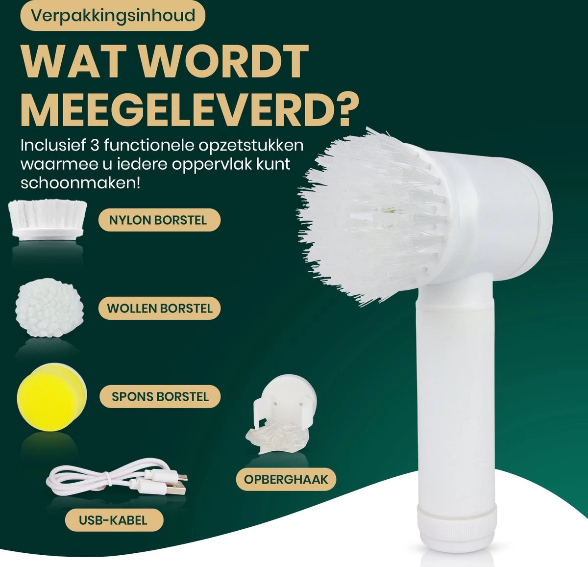 Apeiron Elektrische Schoonmaakborstel - Poetsmachine - Poliermachine - Schrobborstel - Handborstel - Werkborstel - Schrobber - Boorborstel - Wasborstel - Schoonmaakmiddelen - Reinigingsborstel - 3 Opzetstukken 8 Apeiron Elektrische Schoonmaakborstel - Poetsmachine - Poliermachine - Schrobborstel - Handborstel - Werkborstel - Schrobber - Boorborstel - Wasborstel - Schoonmaakmiddelen - Reinigingsborstel - 3 Opzetstukken - Afbeelding 6