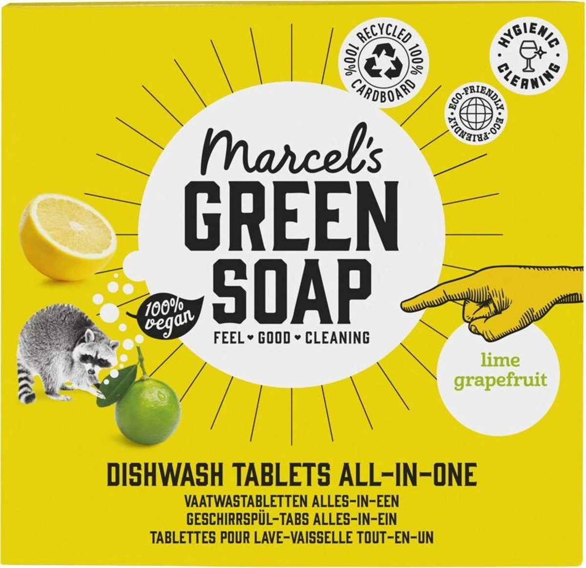 Marcel's Green Soap Vaatwastabletten Grapefruit & Limoen - 25 Stuks 5 Marcel's Green Soap Vaatwastabletten Grapefruit & Limoen - 25 Stuks - Afbeelding 3