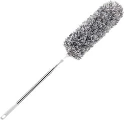 Fain® Plumeau Met Telescoopsteel – Grijs – 80 Tot 280 Cm - Uitschuifbaar – Wasbaar - Flexibel 360° Draaibaar – Duster - Microvezel Ragebol -Schoonmaakartikelen Winkel 1200x1163 2