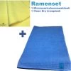 Merkloos Clean Dry Ramenset Raamdoeken Origineel 45 X 60 Blauw/Geel -Schoonmaakartikelen Winkel 1200x1165 7