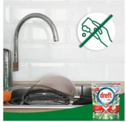 Dreft Platinum Plus All In One - Vaatwastabletten - Citroen - Voordeelverpakking 5 X 16 Stuks -Schoonmaakartikelen Winkel 1200x1168