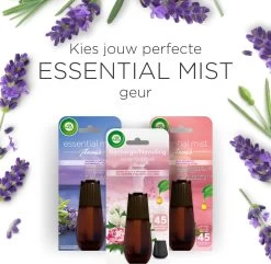 Air Wick Essential Mist Luchtverfrisser - Ontspannende Lavendel - 1 Zwart Apparaat + 2 Navullingen -Schoonmaakartikelen Winkel 1200x1169 18