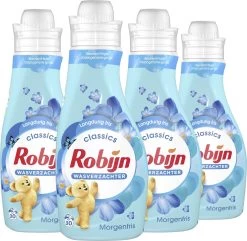 Robijn Classics Morgenfris Wasverzachter - 4 X 30 Wasbeurten - Voordeelverpakking -Schoonmaakartikelen Winkel 1200x1169 3