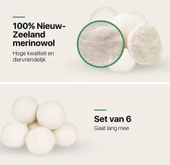 Tenify 6 XL Drogerballen + Extra Lavendel Olie - Wasbollen - Duurzaam - Schaapswol - Wasverzachter - Wasdrogerballen - Herbruikbare Droogballen - Energie Besparen 15 Tenify 6 XL Drogerballen + Extra Lavendel Olie - Wasbollen - Duurzaam - Schaapswol - Wasverzachter - Wasdrogerballen - Herbruikbare Droogballen - Energie Besparen -Schoonmaakartikelen Winkel 1200x1169 6