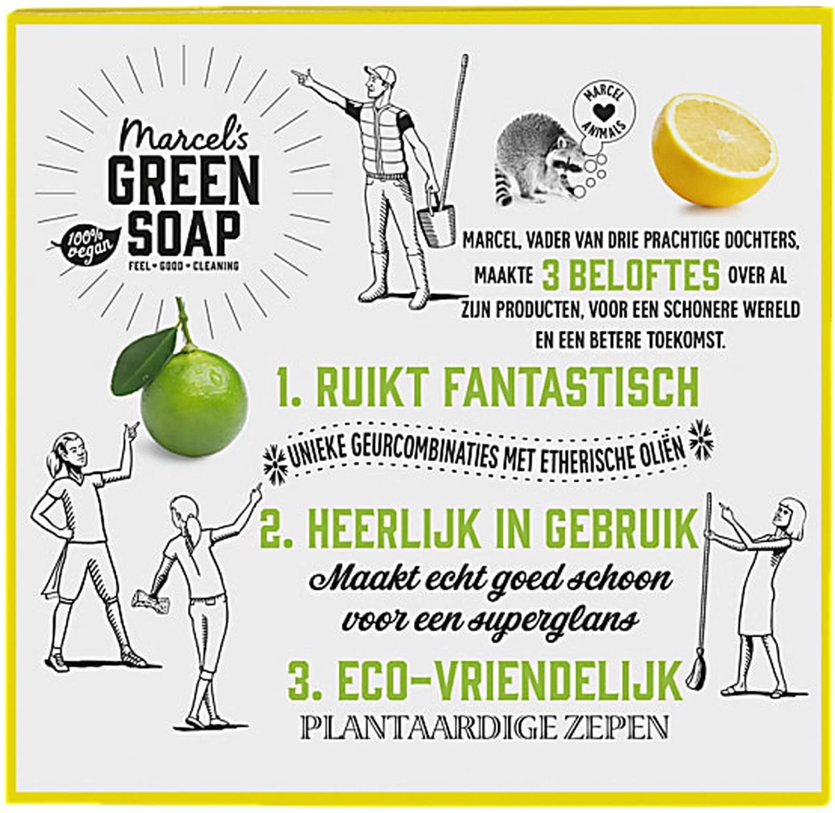 Marcel's Green Soap Vaatwastabletten Grapefruit & Limoen - 25 Stuks 13 Marcel's Green Soap Vaatwastabletten Grapefruit & Limoen - 25 Stuks - Afbeelding 11