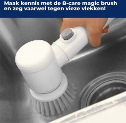 B-care Magic Brush - Elektrische Multifunctionele Schoonmaakborstel - 7 Opzetstukken - Wasborstel - Poetsmachine - Schrobborstel - Handborstel - Werkborstel - Schrobber - Boorborstel - Reinigingsborstel -Schoonmaakartikelen Winkel 1200x1170 7
