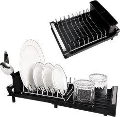 MIRI Afdruiprek – Afwasrek – Uitschuifbaar – Met Lekbak In Gootsteen – Afwas – Roestvrij Staal – Zwart 13 MIRI Afdruiprek – Afwasrek – Uitschuifbaar – Met Lekbak In Gootsteen – Afwas – Roestvrij Staal – Zwart -Schoonmaakartikelen Winkel 1200x1173 6