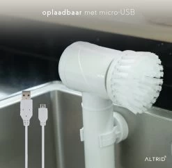 Altrid Elektrische Schoonmaakborstel - Oplaadbaar - Verbeterde Versie - 3 Opzetstukken - Poetsmachine - Handborstel - Schrobborstel - Schrobber - Reinigingsborstel - Schoonmaakmiddelen 11 Altrid Elektrische Schoonmaakborstel - Oplaadbaar - Verbeterde Versie - 3 Opzetstukken - Poetsmachine - Handborstel - Schrobborstel - Schrobber - Reinigingsborstel - Schoonmaakmiddelen -Schoonmaakartikelen Winkel 1200x1176 10
