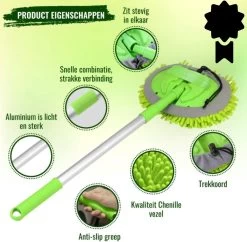 Merkloos Professionele Telescopische Wasborstel + Tonova Pen - Auto Schoonmaakborstel - Anti Slip - Auto, Caravan & Camper - Uitschuifbaar - Groen 10 Merkloos Professionele Telescopische Wasborstel + Tonova Pen - Auto Schoonmaakborstel - Anti Slip - Auto, Caravan & Camper - Uitschuifbaar - Groen -Schoonmaakartikelen Winkel 1200x1178 9
