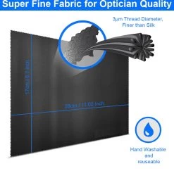 MMOBIEL 6 Pack Microfiber Reinigingsdoeken Wasbaar - 18 X 15cm - Zwart -Schoonmaakartikelen Winkel 1200x1179 9