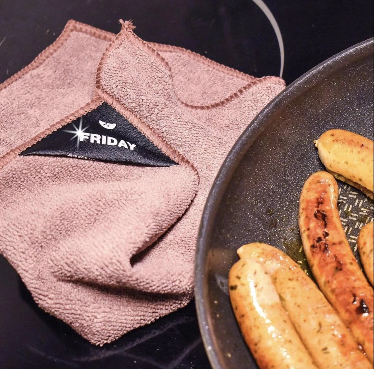 Klud Klud Vaatdoek Set - 7 Dagen - Mauve 5 Klud Klud Vaatdoek Set - 7 Dagen - Mauve - Afbeelding 3