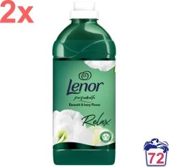 Lenor - Emerald & Lotus Flower - Wasverzachter - 2160ml - 72 Wasbeurten -Schoonmaakartikelen Winkel 1200x1186 3