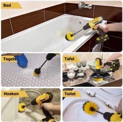 ESSIBLE Schrobborstel - Polypropyleen - Borstel Boormachine - Schrobborstel - Schuurborstel - Automatische Reiniging - 3 Delige Borstelset Voor Boormachine 10 ESSIBLE Schrobborstel - Polypropyleen - Borstel Boormachine - Schrobborstel - Schuurborstel - Automatische Reiniging - 3 Delige Borstelset Voor Boormachine -Schoonmaakartikelen Winkel 1200x1190 6