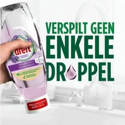 Dreft Natuurlijke Geur - Afwasmiddel - Lavendel & Rozemarijn - Ondersteboven Fles - Voordeelverpakking 8 X 370 Ml -Schoonmaakartikelen Winkel 1200x1197 10