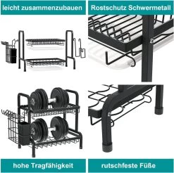 Dish Drying Rack Drainer Afdruiprek Metaal Afvoerafdruiprek Met Druppelbak Black Decker Droogrek Zwart Afdruiprek Brabantiaafdruiprek Metaal Muur -Schoonmaakartikelen Winkel 1200x1197 21