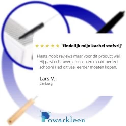 Powarkleen® - Radiatorborstel - Flexibel - Houten Handvat - Roestvrijstaal - Schoonmaakborstel - 70cm Lang! - 1 Stuk -Schoonmaakartikelen Winkel 1200x1198 64