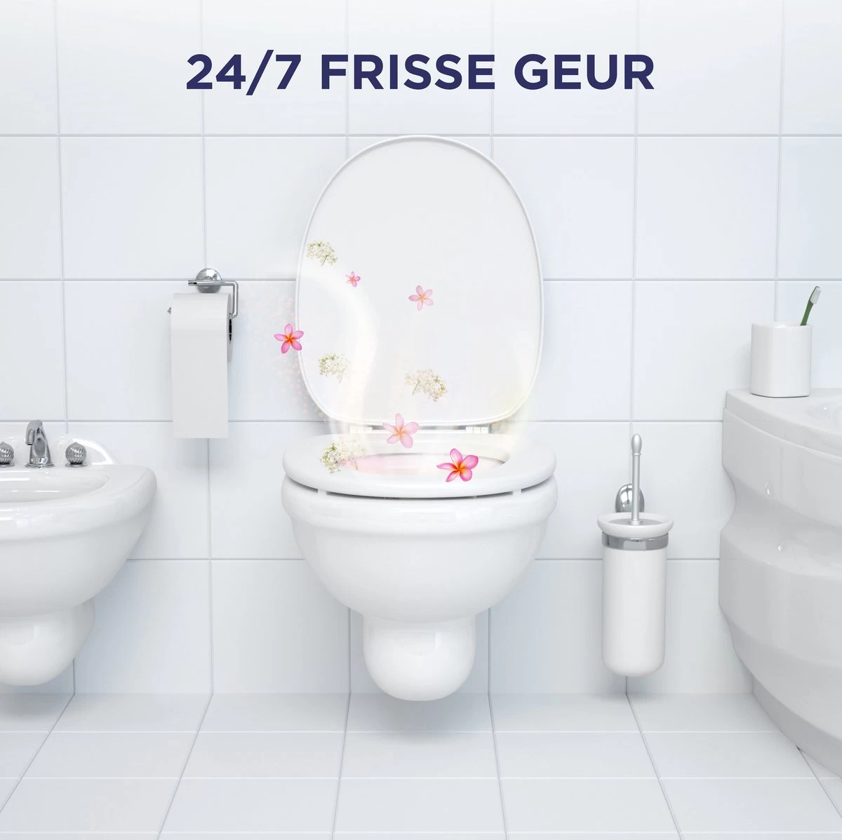 Glorix Aroma Lux Pink Jasmine & Elderflower Toiletblokken - 9 Stuks - Voordeelverpakking 8 Glorix Aroma Lux Pink Jasmine & Elderflower Toiletblokken - 9 Stuks - Voordeelverpakking - Afbeelding 6