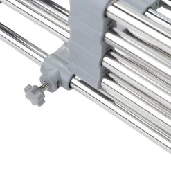 IBright Verstelbare Keukenrek - Gootsteen Mand - Afdruiprek – Vergiet – Verstelbaar In Lengte - Uitschuifbaar - RVS Grijs 25 IBright Verstelbare Keukenrek - Gootsteen Mand - Afdruiprek – Vergiet – Verstelbaar In Lengte - Uitschuifbaar - RVS Grijs -Schoonmaakartikelen Winkel 1200x1200 1113