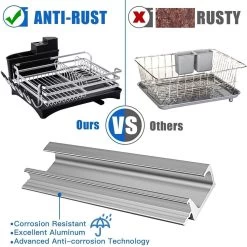 Doogo® Afdruiprek Met Bestekkorf En Lekbak Voor Keukenborden En Bestek Afdruiprek Met Draaibare Uitloop 14 Doogo® Afdruiprek Met Bestekkorf En Lekbak Voor Keukenborden En Bestek Afdruiprek Met Draaibare Uitloop -Schoonmaakartikelen Winkel 1200x1200 1153