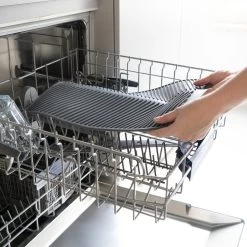 Navaris Siliconen Droogmat Met Afvoer - Aanrecht Droogmat Voor Afwas, Borden, Bestek, Glazen - Grijs -Schoonmaakartikelen Winkel 1200x1200 1179