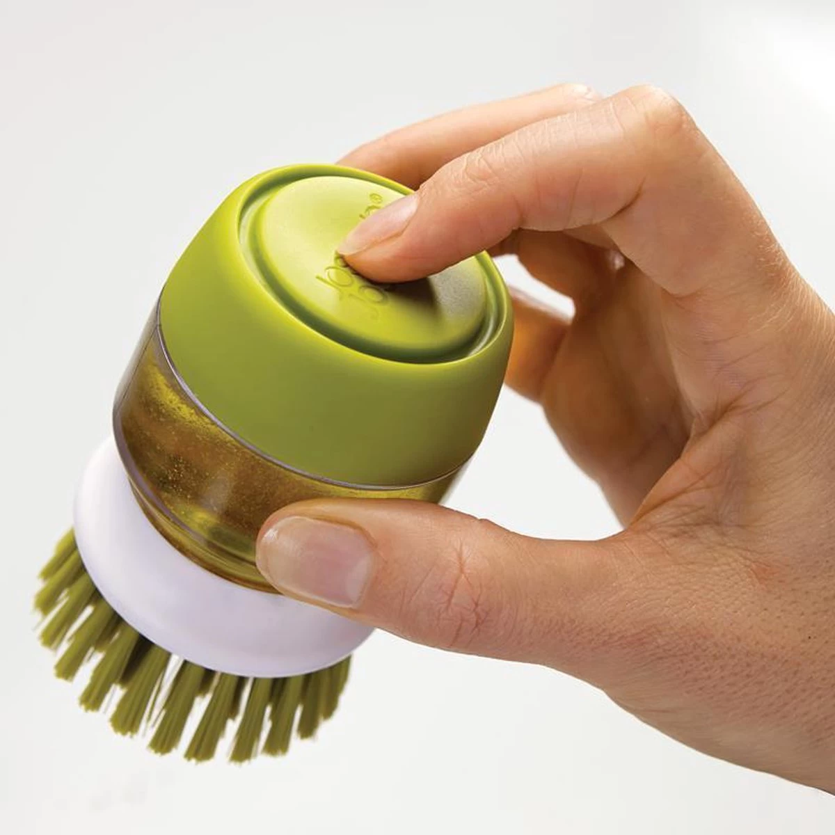 Joseph Joseph Afwasborstel Palm Scrub - Incl Houder - Grijs 13 Joseph Joseph Afwasborstel Palm Scrub - Incl Houder - Grijs - Afbeelding 11