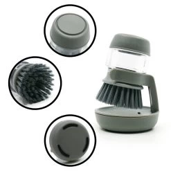 In Round Afwasborstel Met Zeepdispenser / Zeepreservoir – Inclusief Houder – Grijs – Afwas Borstel – Zeep Handborstel – Doseerpomp – Afwasmiddel Dispenser – Navulbaar 12 In Round Afwasborstel Met Zeepdispenser / Zeepreservoir – Inclusief Houder – Grijs – Afwas Borstel – Zeep Handborstel – Doseerpomp – Afwasmiddel Dispenser – Navulbaar -Schoonmaakartikelen Winkel 1200x1200 1207