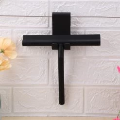 ATV PERFECTUM Douchewisser Zwart Met Ophangsysteem - Raamwisser- Trekker Douche - Silicone - 21cm X 16cm - Badkamer Accessoires - Douchewisser -Schoonmaakartikelen Winkel 1200x1200 1238