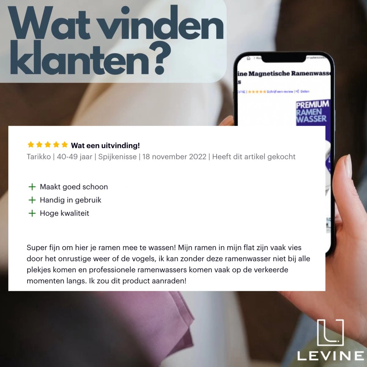 Levine Magnetische Ramenwasser - Ruitenreiniger - Herbruikbare Reiniging Pads 8 Levine Magnetische Ramenwasser - Ruitenreiniger - Herbruikbare Reiniging Pads - Afbeelding 6