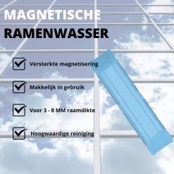 Thuys Magnetische Ramenwasser - Raamwisser Met Touw - Enkel Glas - Ramenreiniger Inclusief Reinigingspads - 3-8mm - Ramenwisser - Blauw 15 Thuys Magnetische Ramenwasser - Raamwisser Met Touw - Enkel Glas - Ramenreiniger Inclusief Reinigingspads - 3-8mm - Ramenwisser - Blauw -Schoonmaakartikelen Winkel 1200x1200 1271