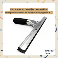 Raamtrekker Professioneel - 30 Cm - Pasper - Raamwisser - Raamtrekkers Zwart - Verstelbaar - Voor Multifunctioneel Gebruik Ramen, Douche En Auto -Schoonmaakartikelen Winkel 1200x1200 1282