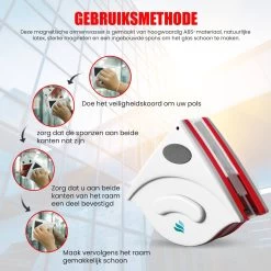 TibaGoods Magnetische Raamwisser Voor Dubbelglas - Ruitenreiniger - Ramenwasser - Magneet Ruitenwisser -Schoonmaakartikelen Winkel 1200x1200 1284