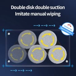 PuroTech Robot Ramenwasser - Ruitenreiniger - Nieuwste Uitvoering - Ramenwisser - Elektrische Ramenwisser - Incl. Afstandsbediening - Raamrobot -Schoonmaakartikelen Winkel 1200x1200 1301