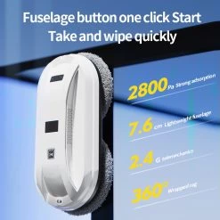 PuroTech Robot Ramenwasser - Ruitenreiniger - Nieuwste Uitvoering - Ramenwisser - Elektrische Ramenwisser - Incl. Afstandsbediening - Raamrobot -Schoonmaakartikelen Winkel 1200x1200 1302