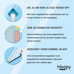 Hoopy Pro™ Magnetische Raamwasser - Magnetische Raamwasser Voor Dubbel Glas - Ruitenreiniger - Ramenwasser -Schoonmaakartikelen Winkel 1200x1200 1308