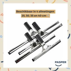 Raamtrekker Professioneel - 45 Cm - Pasper - Raamwisser - Raamtrekkers Zwart - Verstelbaar - Voor Multifunctioneel Gebruik Ramen, Douche En Auto -Schoonmaakartikelen Winkel 1200x1200 1343