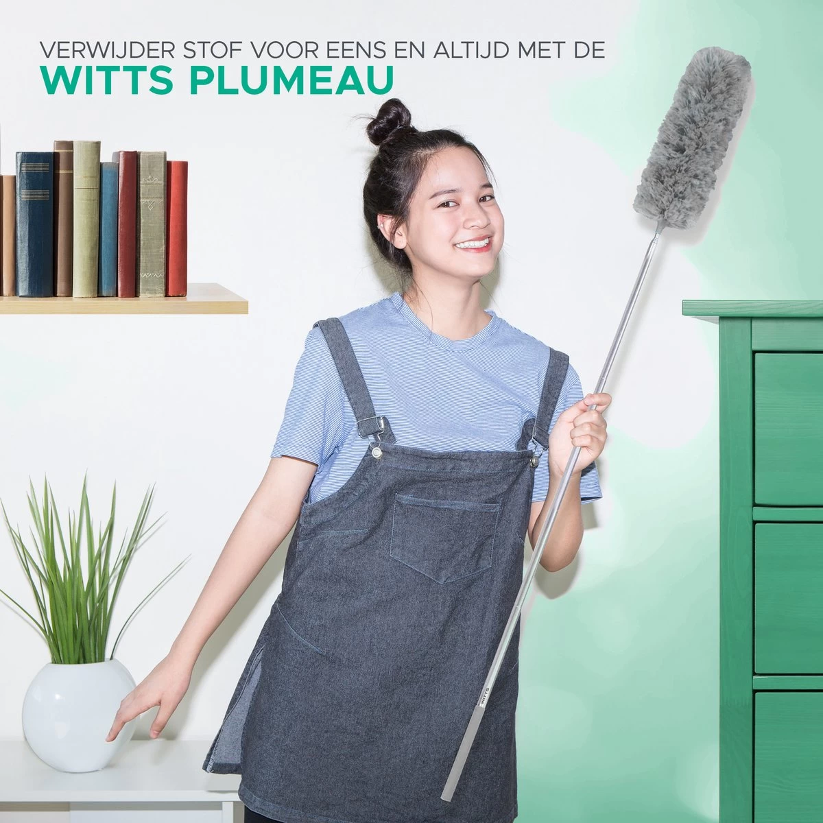 WITTS Telescopische Plumeau - Ragebol – Uitschuifbaar - Grijs 9 WITTS Telescopische Plumeau - Ragebol – Uitschuifbaar - Grijs - Afbeelding 7