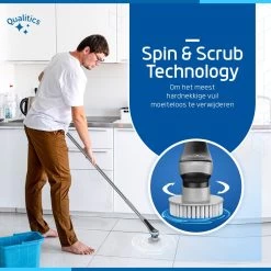 Qualitics Elektrische Schoonmaakborstel - Roterende Polijstmachine - Schrobborstel - Poetsmachine - Vloerreiniger Met 10 Opzetstukken 13 Qualitics Elektrische Schoonmaakborstel - Roterende Polijstmachine - Schrobborstel - Poetsmachine - Vloerreiniger Met 10 Opzetstukken -Schoonmaakartikelen Winkel 1200x1200 1365