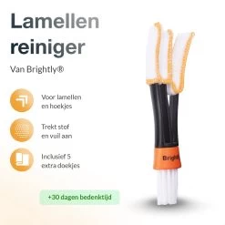 Merkloos Lamellen Reiniger - Stof Verwijderaar - Plumeau Jaloezie Stoffer | BRIGHTLY -Schoonmaakartikelen Winkel 1200x1200 1407