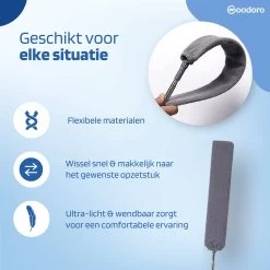 Woodoro Ragebol Uitschuifbaar Complete 9-Delige Set - Verstelbare Telescoopsteel - Plumeau - RVS - Zwart & Grijs 15 Woodoro Ragebol Uitschuifbaar Complete 9-Delige Set - Verstelbare Telescoopsteel - Plumeau - RVS - Zwart & Grijs -Schoonmaakartikelen Winkel 1200x1200 1484
