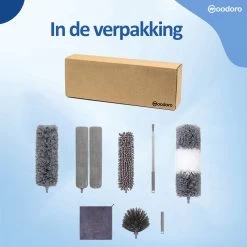 Woodoro Ragebol Uitschuifbaar Complete 9-Delige Set - Verstelbare Telescoopsteel - Plumeau - RVS - Zwart & Grijs 16 Woodoro Ragebol Uitschuifbaar Complete 9-Delige Set - Verstelbare Telescoopsteel - Plumeau - RVS - Zwart & Grijs -Schoonmaakartikelen Winkel 1200x1200 1485