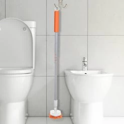 Merkloos Badkamer Reinigingsborstel - Badkamerschrobborstel - Reinigingsborstel - Met Afneembare Telescopische Handgreep En 180° Verstelbare Gezamenlijke Reinigingsborstel - Lange Steel 107 Cm -Schoonmaakartikelen Winkel 1200x1200 1509