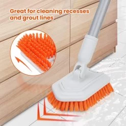 Merkloos Badkamer Reinigingsborstel - Badkamerschrobborstel - Reinigingsborstel - Met Afneembare Telescopische Handgreep En 180° Verstelbare Gezamenlijke Reinigingsborstel - Lange Steel 107 Cm -Schoonmaakartikelen Winkel 1200x1200 1511
