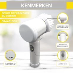 Lenga Elektrische Schoonmaakborstel - 5 In 1 Borstel - Oplaadbaar - Wasborstel - Schoonmaakmiddelen - Schrobborstels -Schoonmaakartikelen Winkel 1200x1200 1524